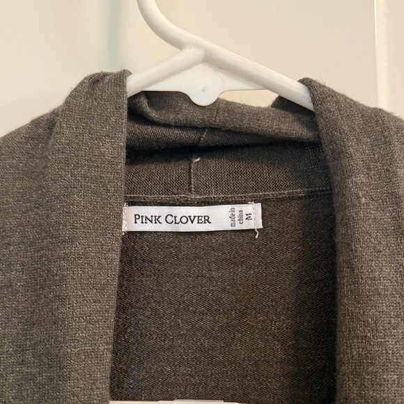 NWT Pink Clover Stitchfix Open Front Cardigan Olive Green size M - Picture 2 of 3